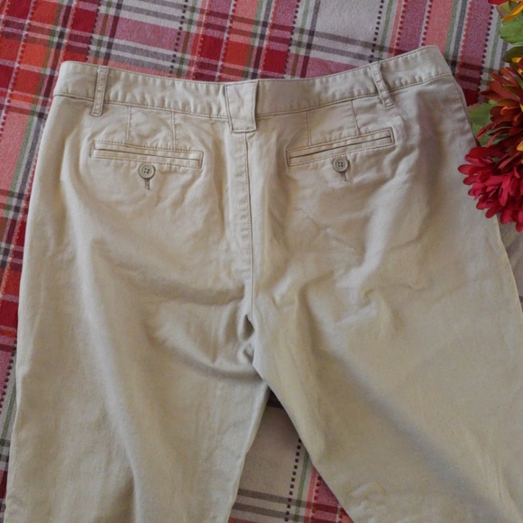 Mossimo supply Co, tan slacks sz 13 - Picture 4 of 7